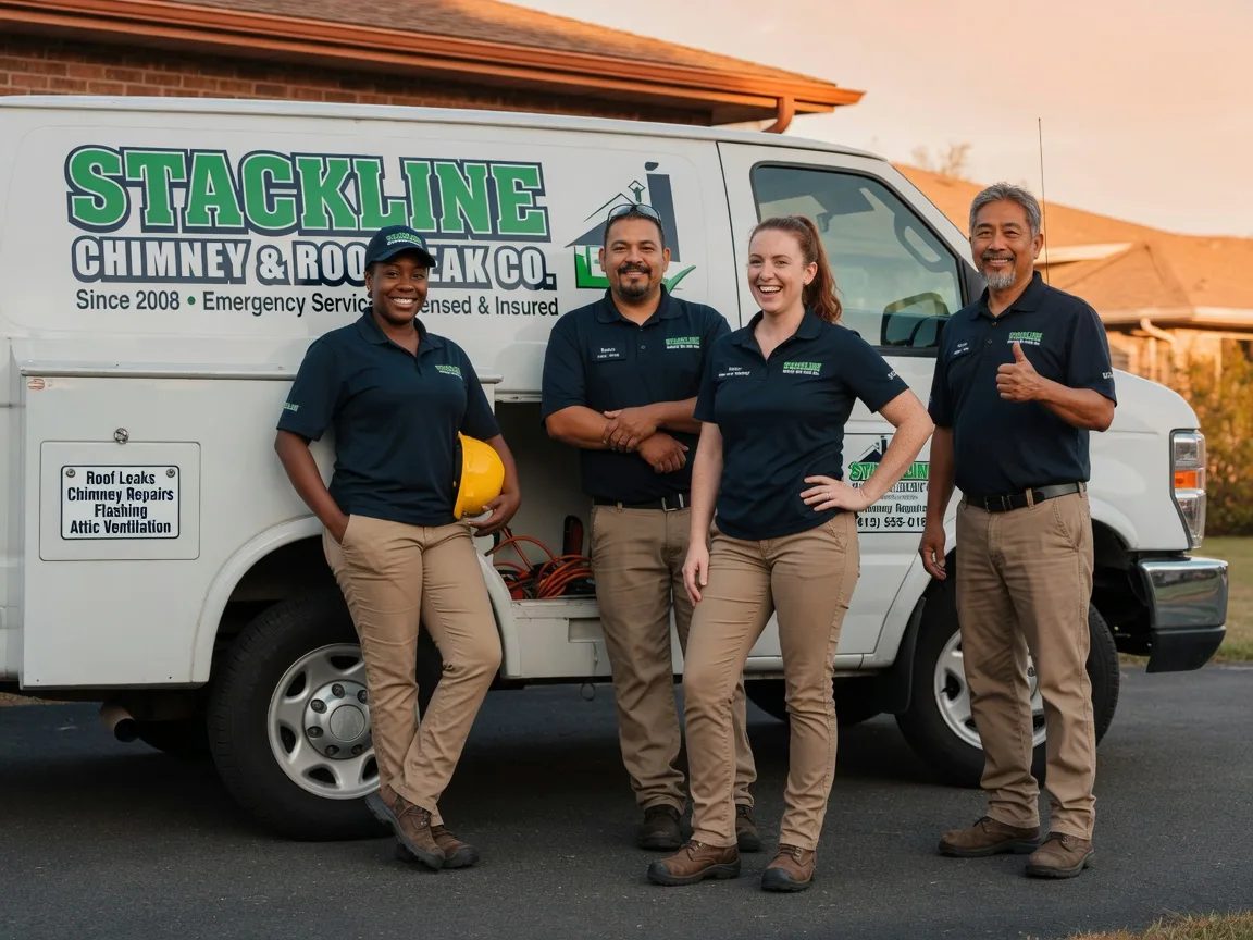 Chimney flashing repair company in Neola, UT